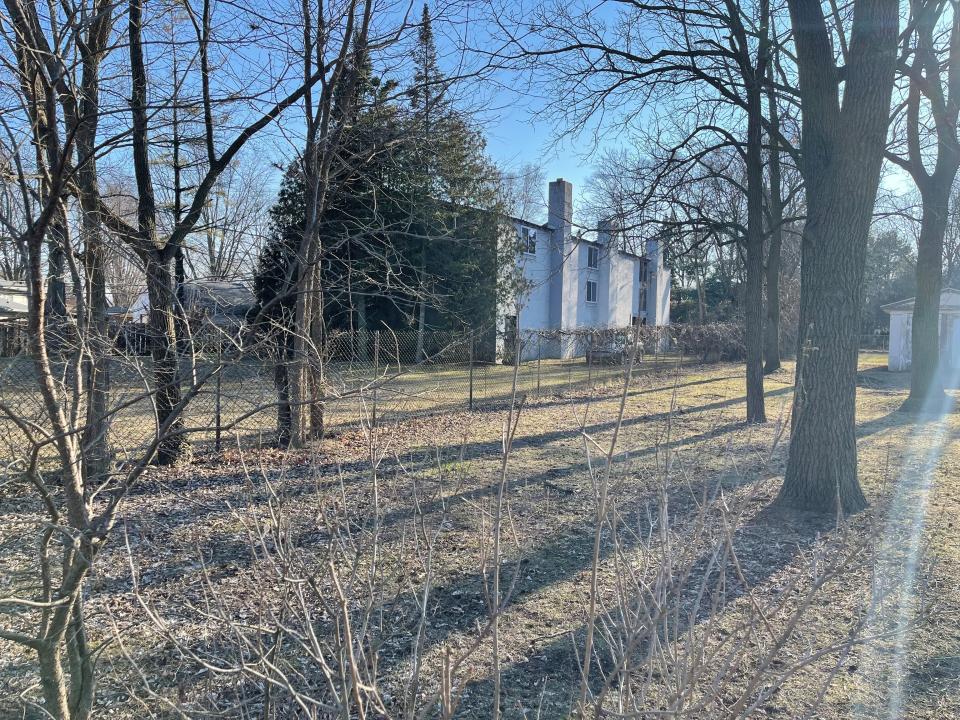 This building is the subject of a dispute between Clinton Township officials and Dan Kress, who is running for trustee in Clinton Township.