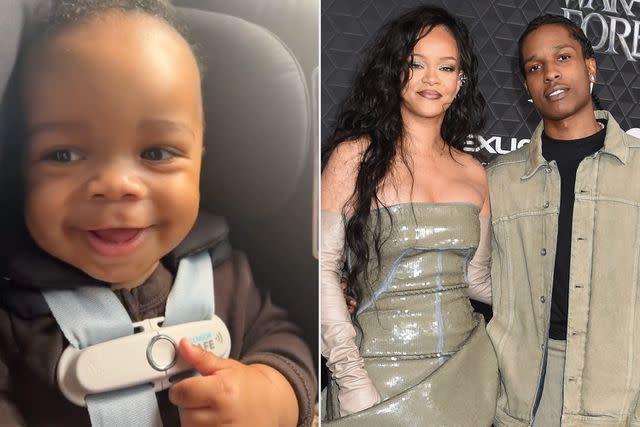 Rihanna/TikTok ; Gilbert Flores/Variety via Getty RZA Athelston Mayer and parents Rihanna and A$AP Rocky