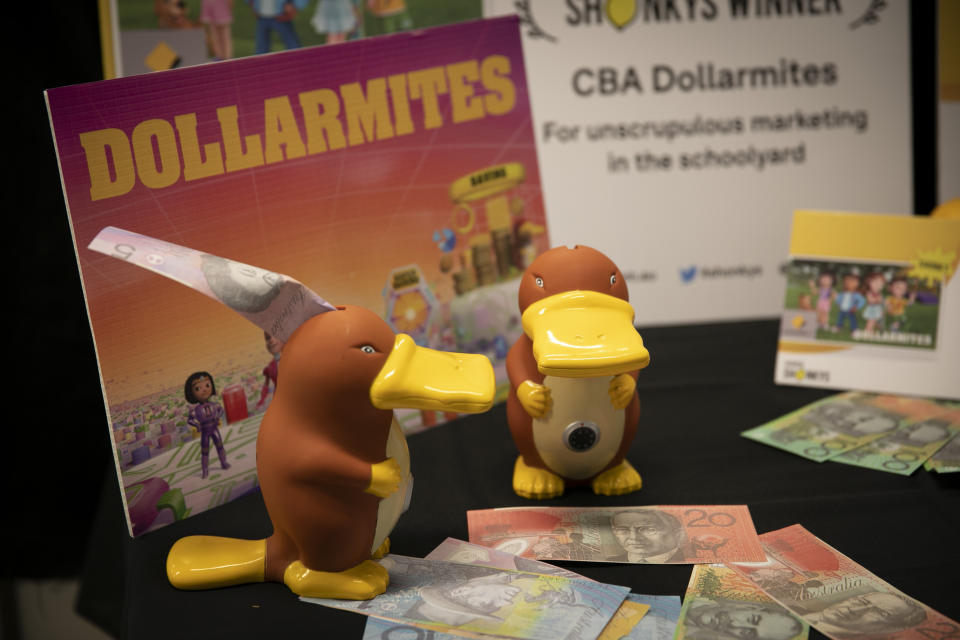 Dollarmites is awarded a Shonky Award by Choice. Image: AAP