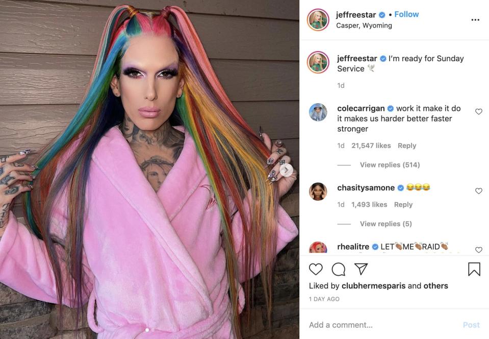 jeffree sunday service