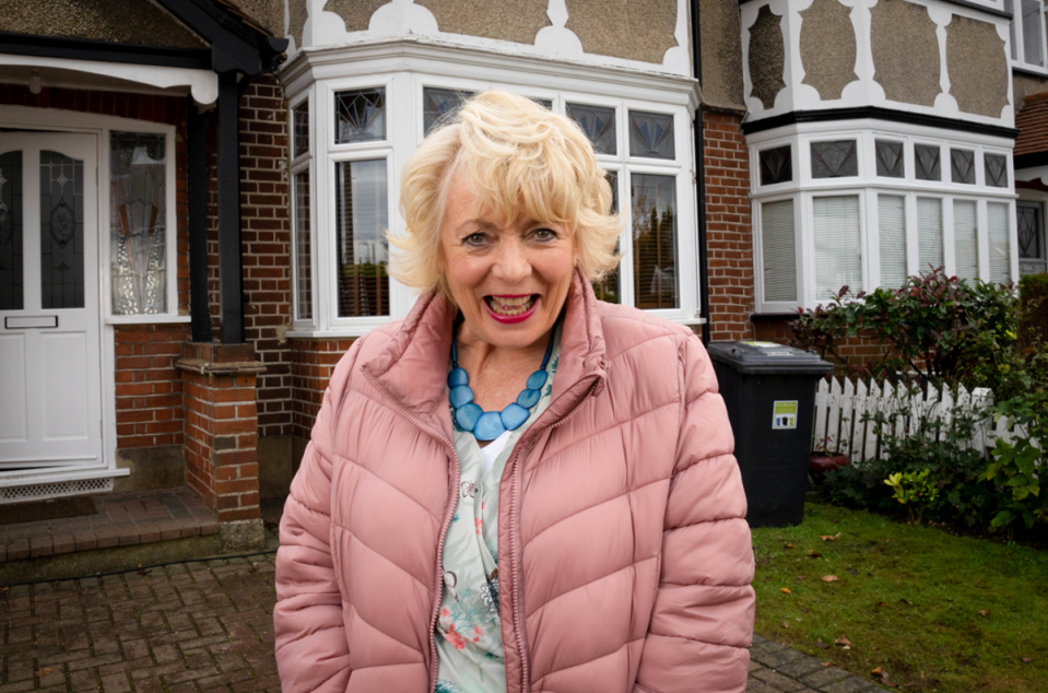 Alison Steadman in ‘Here We Go’, a sitcom that celebrates the averageness of British life  (BBC)