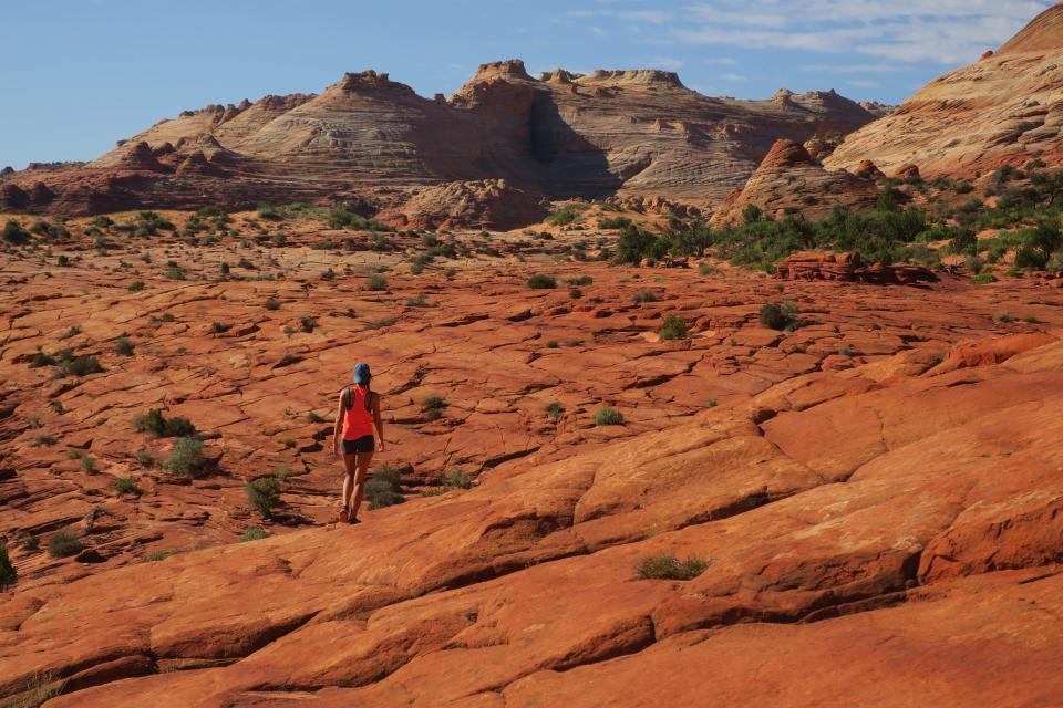 A view of a trail in Kanab, Utah.