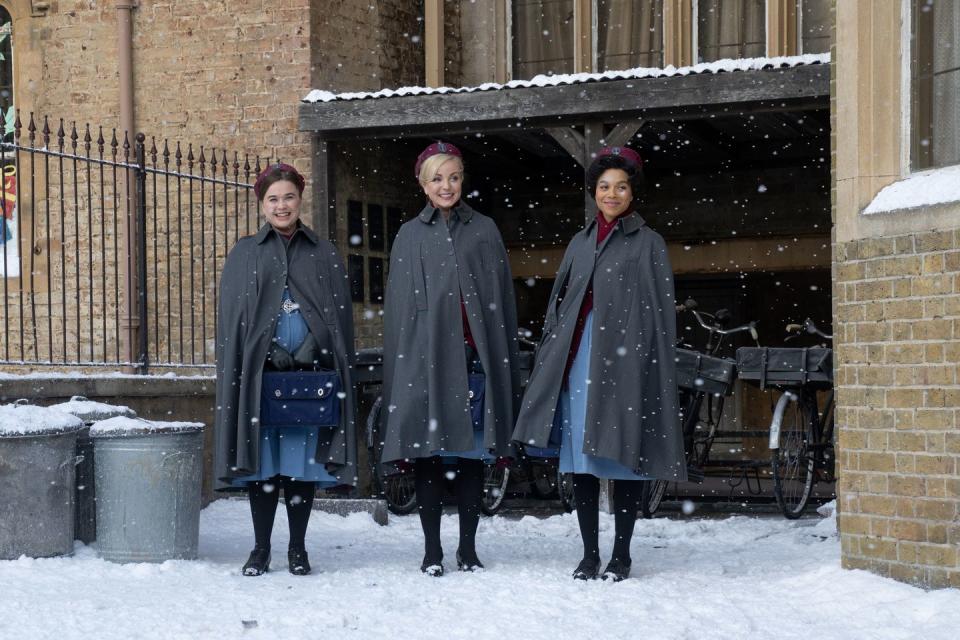 megan cusack, helen george, leonie elliott, call the midwife, season 12