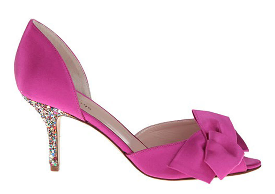 Kate Spade Sala Heels in Fuchsia