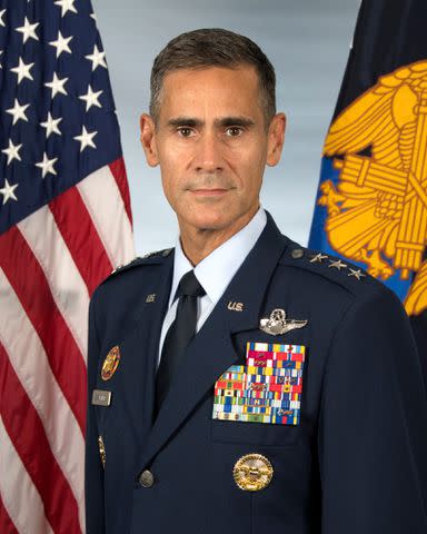 <p>U.S. Air National Guard photo by Master Sgt. David J. Fenner</p> U.S. Air Force Lt. Gen. Marc H. Sasseville poses for official photo at the Air National Guard Readiness center, Joint Base Andrews, Md., August 11, 2020. Official photo produced by Air National Guard public affairs office.