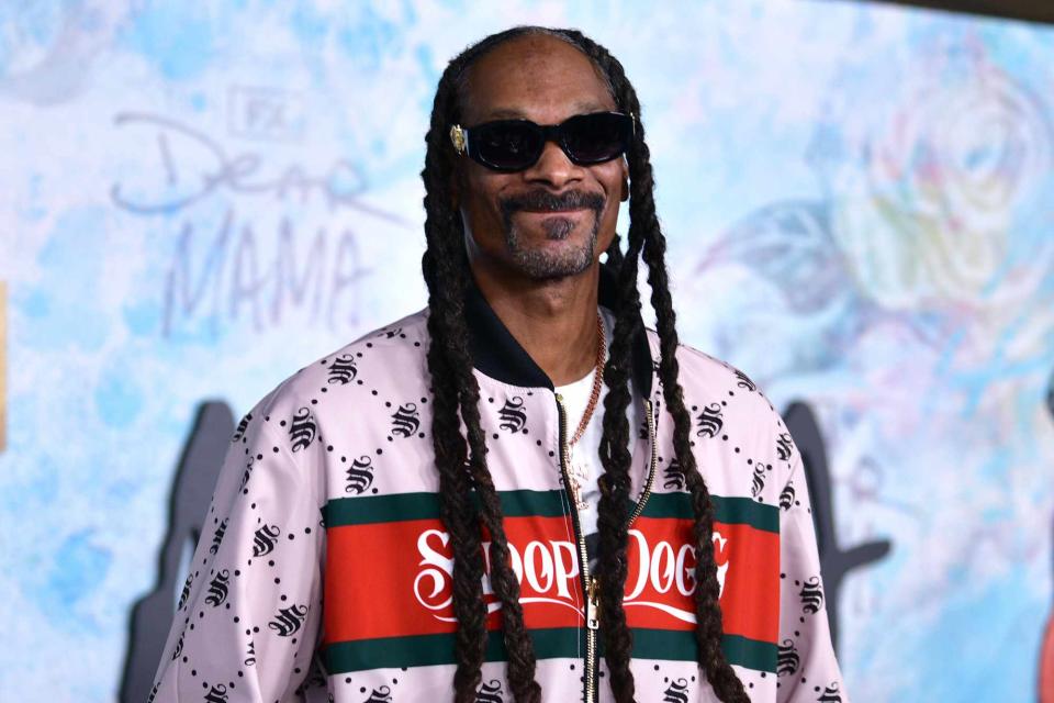<p>Araya Doheny/FilmMagic</p> Snoop Dogg in Los Angeles in April 2023