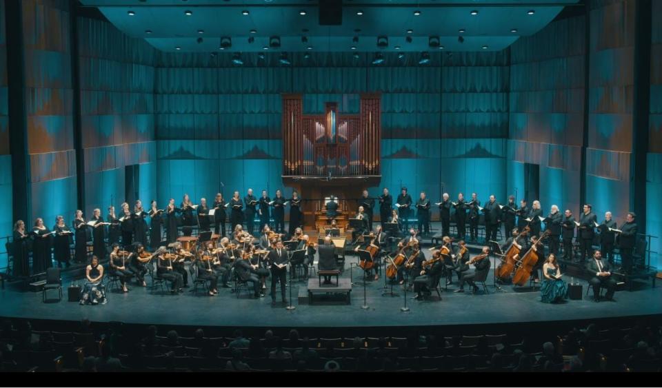 The National Arts Centre Orchestra, La Chapelle de Québec and soloists perform Handel's Messiah at Southam Hall in Ottawa.