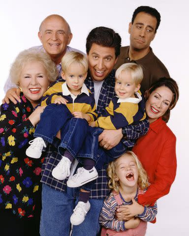 'Everybody Loves Raymond' stars Doris Roberts, Peter Boyle, Sawyer Sweeten, Ray Romano, Sullivan Sweeten, Brad Garrett, Patricia Heaton and Madylin Sweeten.