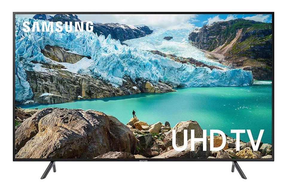 Samsung UN55RU7100FXZA Flat 55-Inch 4K UHD 7 Series Ultra HD Smart TV (2019 Model), $498 (was $600). (Photo: Amazon)