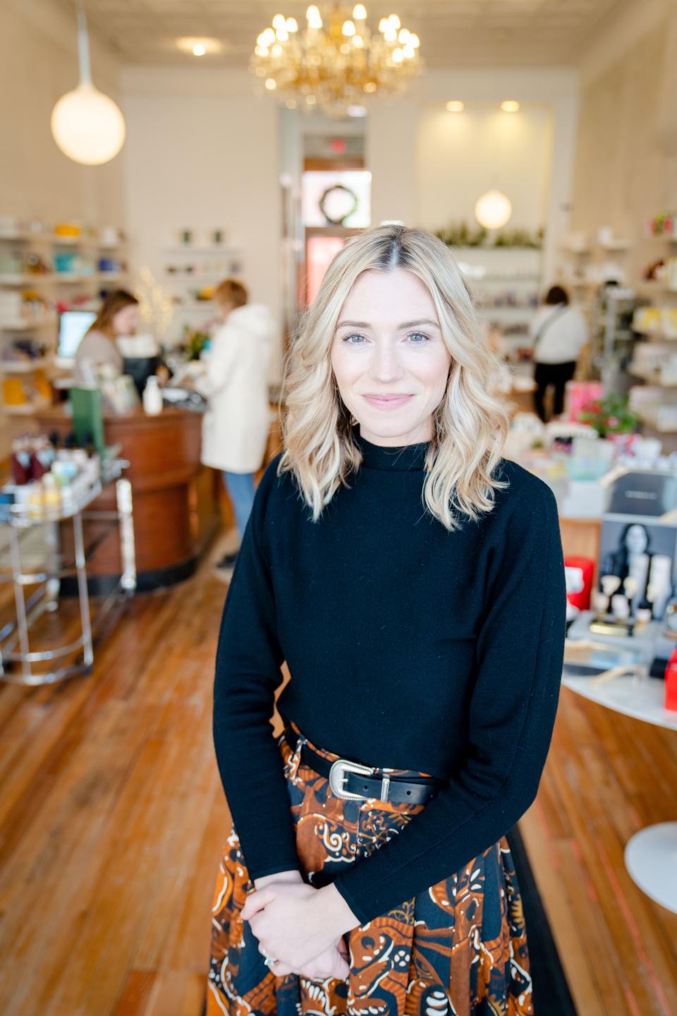 Hannah Krause at her store Eden in the East Village of Des Moines.