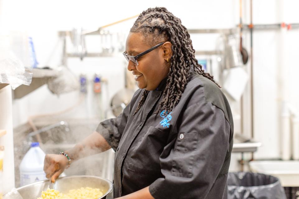 Star Maye is the executive chef and co-owner of Anzie Blue. The restaurant is selling Maye's first cookbook in stores. Part of the proceeds of the book sales will support The Trevor Project, a 24/7 crisis support service for young LGBTQ+ people.