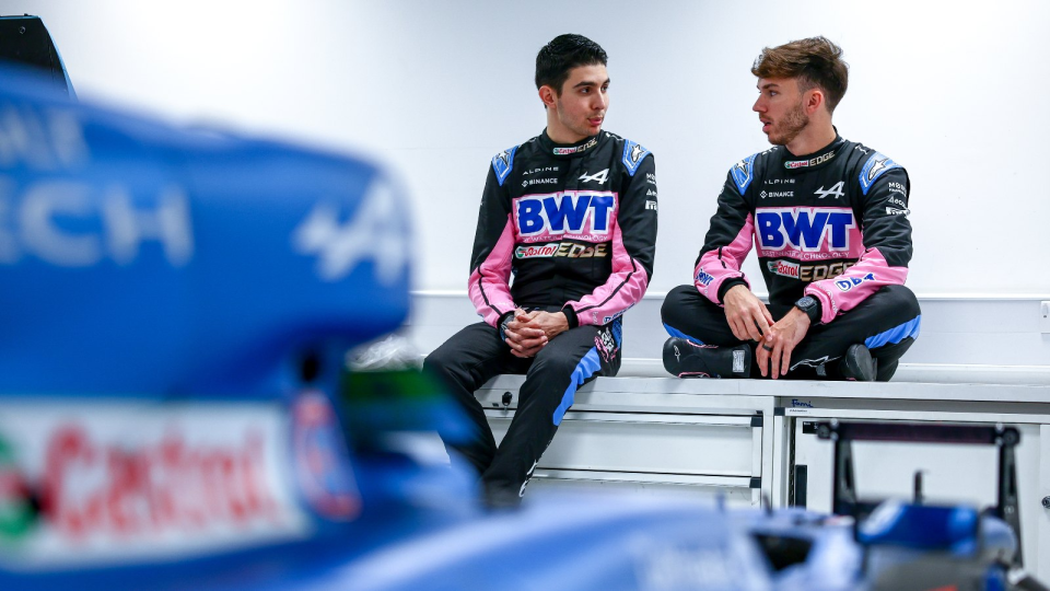 Pierre Gasly y Esteban Ocon