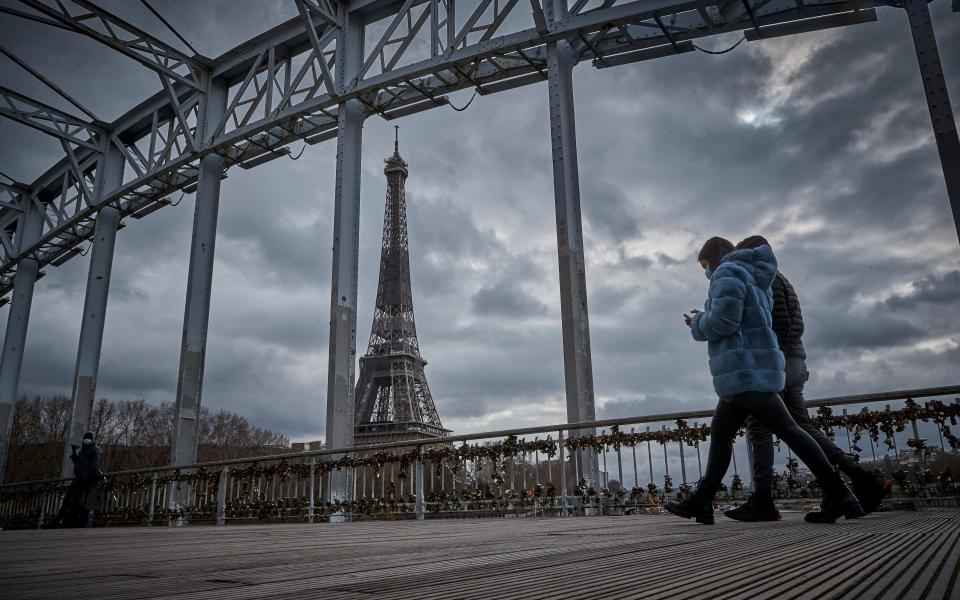 Paris has re-entered a month-long lockdown - Getty