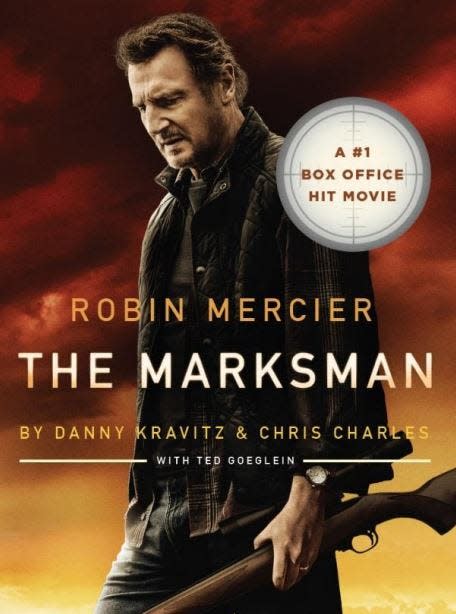 Chris Charles, formerly of Kennebunk, Maine, and three other authors have written "The Marksman," a novelization of the film that starred Liam Neeson and spent three weeks atop the Hollywood box office in 2021. Charles also co-wrote the script for that film.