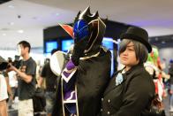 <p>Cosplayers at the Suntec Convention Centre for this year’s Anime Festival Asia Singapore. (Sharlene Sankaran/ Yahoo Singapore) </p>