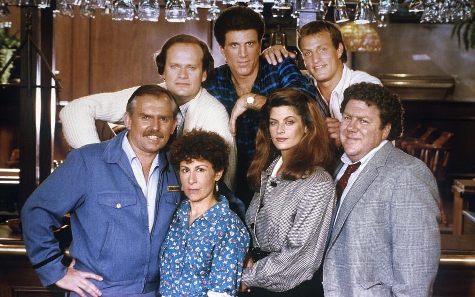 With the cast of Cheers - NBC/Universal