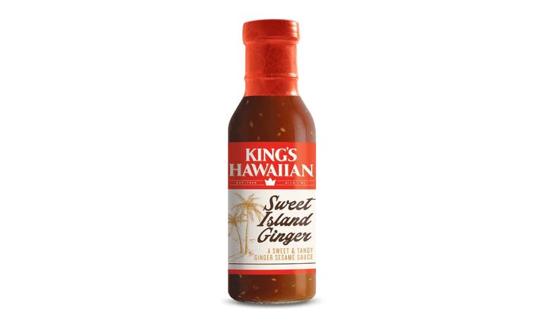 Bottle of King's Hawaiian Sweet Island Ginger Sauce