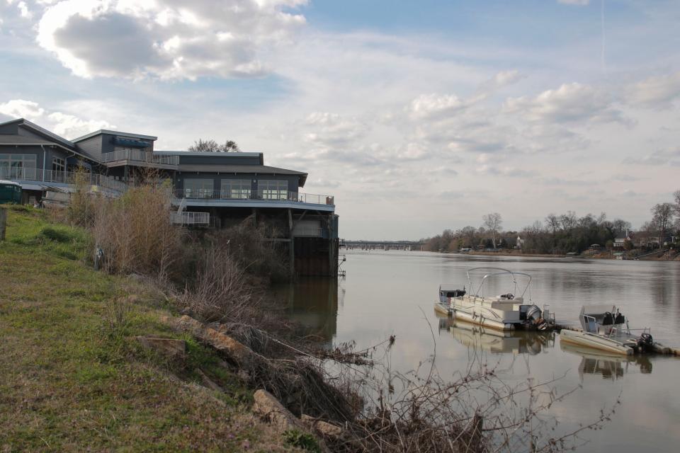 The Augusta Rowing Club boathouse on Wednesday, Feb. 15, 2023. 