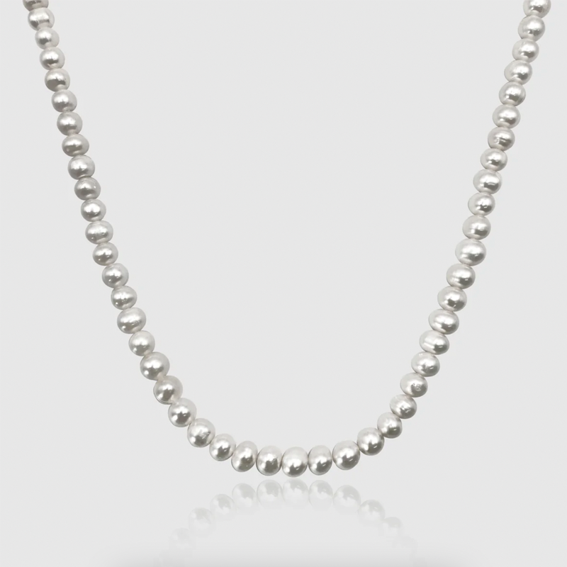 <p><a href="https://go.redirectingat.com?id=74968X1596630&url=https%3A%2F%2Fcraftdlondon.com%2Fproducts%2Frounded-real-pearl-necklace-silver%3Fvariant%3D41955665445035%26currency%3DUSD%26campaign_id%3D19990540488%26ad_id%3D655493308778%26gclid%3DCj0KCQjwn7mwBhCiARIsAGoxjaKEpZXn-fCgbBOUY5fOzEx1nyIMMVHfWOclJLuDUVtD0fSfiHPdQJoaAlbiEALw_wcB%26gad_source%3D1&sref=https%3A%2F%2Fwww.esquire.com%2Fstyle%2Fmens-fashion%2Fa60387057%2Ftimothee-chalamet-necklaces%2F" rel="nofollow noopener" target="_blank" data-ylk="slk:Shop Now;elm:context_link;itc:0;sec:content-canvas" class="link ">Shop Now</a></p><p>Rounded Real Pearl Necklace</p><p>craftdlondon.com</p><p>$99.99</p>