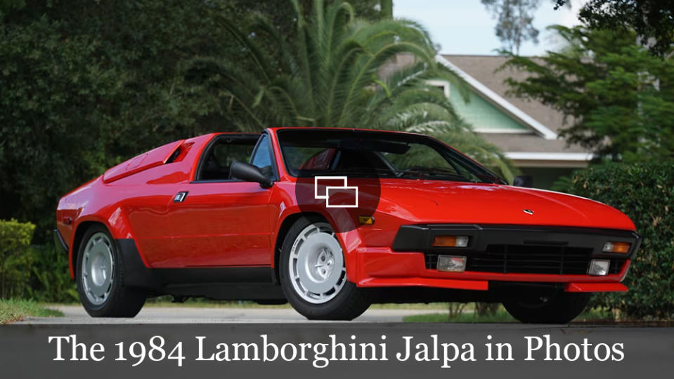 The 1984 Lamborghini Jalpa in Photos