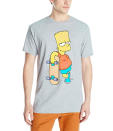 <p>Men’s Bart Simpson skateboarding T-shirt, $20, <a rel="nofollow noopener" href="https://www.amazon.com/Simpsons-Simpson-Skateboarding-T-Shirt-Heather/dp/B015VW3XLO/ref=sr_1_45?s=apparel&ie=UTF8&qid=1529508178&sr=1-45&nodeID=7141123011&psd=1&th=1&psc=1" target="_blank" data-ylk="slk:amazon.com;elm:context_link;itc:0;sec:content-canvas" class="link ">amazon.com</a> </p>