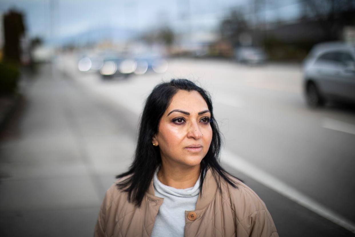 Immigration consultant Neera Agnihotri is pictured in Surrey, B.C., on Jan. 29, 2024. She welcomes Ottawa's two-year cap on international student permits, saying 'just to clean up the mess, sometimes you need to take a step back.' (Ben Nelms/CBC - image credit)