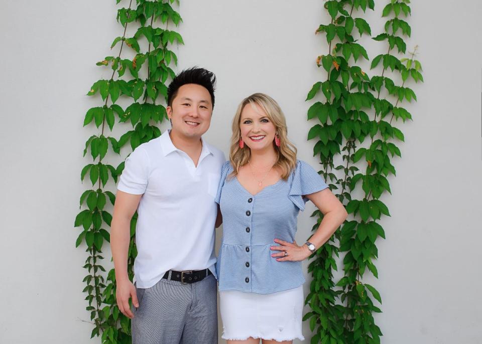 Leon and Tiffany Chen are founders of Austin-based Tiff's Treats, the cookie delivery company that is now valued at $500 million. (Courtesy of Tiff's Treats)