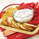 <p>The flavors of dried beef, chopped bell peppers, cream cheese, and sour cream meld perfectly in the slow cooker for an out-of-this-world appetizer.</p> <p><a href="https://www.myrecipes.com/recipe/creamy-dried-beef-dip" rel="nofollow noopener" target="_blank" data-ylk="slk:Creamy Dried Beef Dip Recipe;elm:context_link;itc:0;sec:content-canvas" class="link ">Creamy Dried Beef Dip Recipe</a></p>