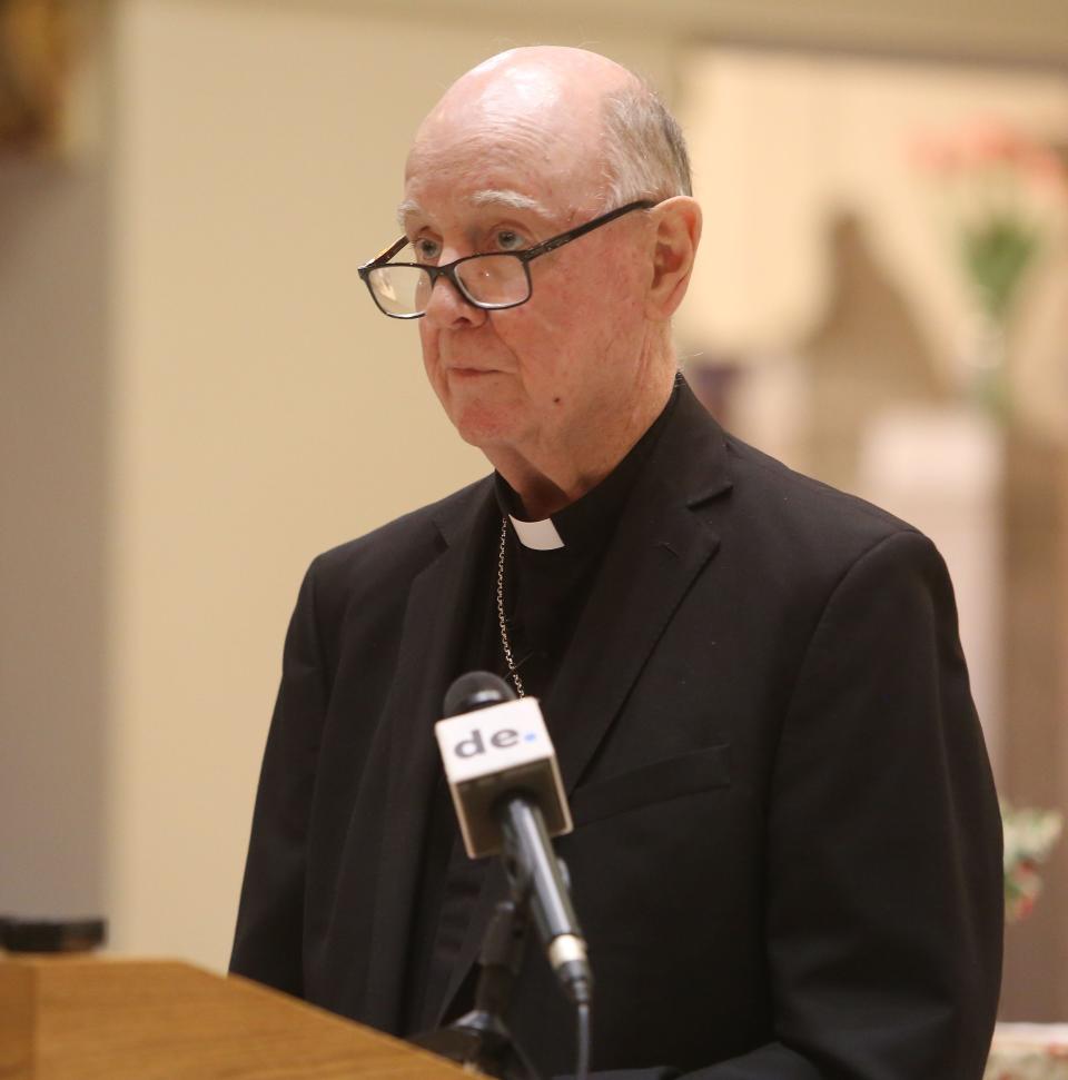 The Rev. Francis Malooly, then bishop of the Diocese of Wilmington, retired in 2021.