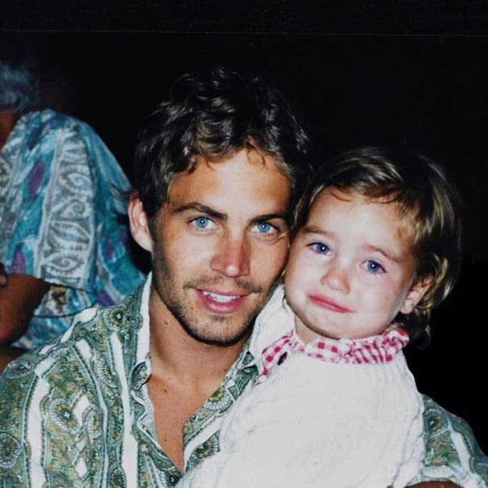 Meadow Walker junto a su padre, Paul Walker