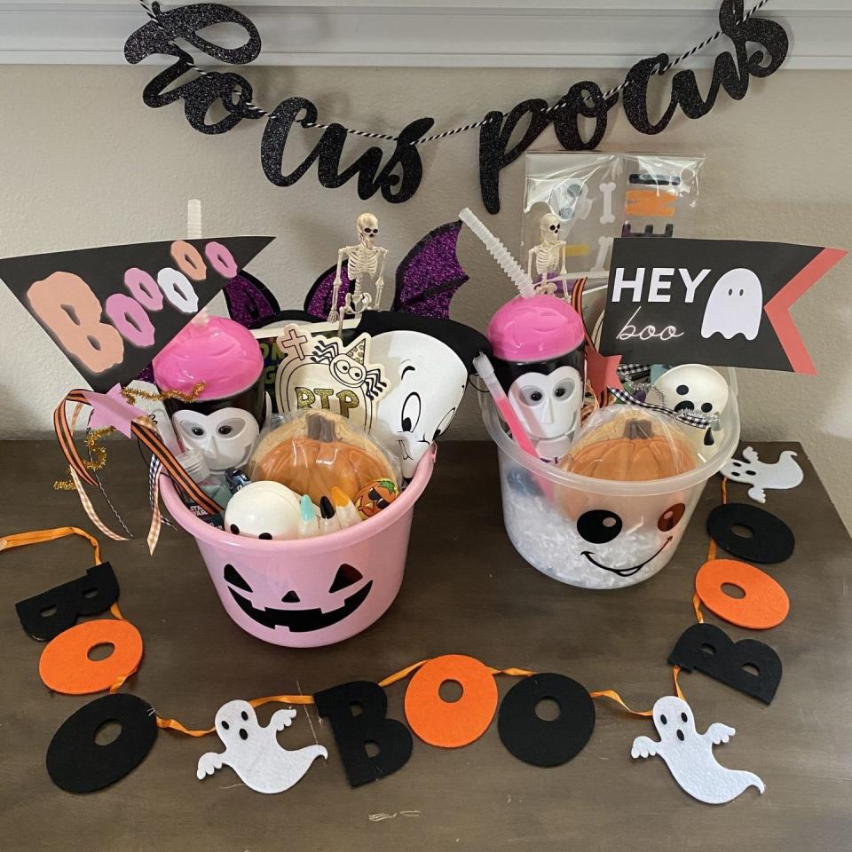 spooky basket ideas jack o lantern