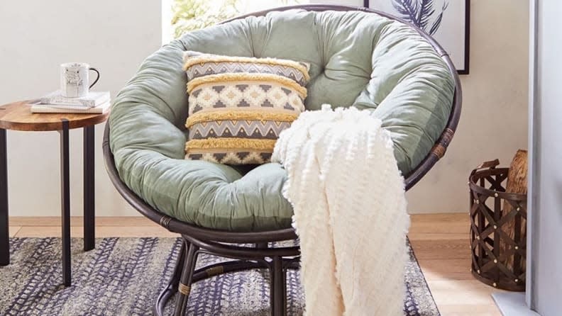 Pier 1 still sells their iconic (and super cozy) papasan chairs.