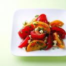 <p>Summer-ripe tomatoes and fresh mozzarella need only a sprinkling of fresh herbs, salt and pepper to shine in this simple summer salad.</p>