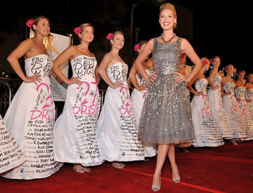 Katherine Heigl at the Los Angeles premiere of 20th Century Fox's 27 Dresses