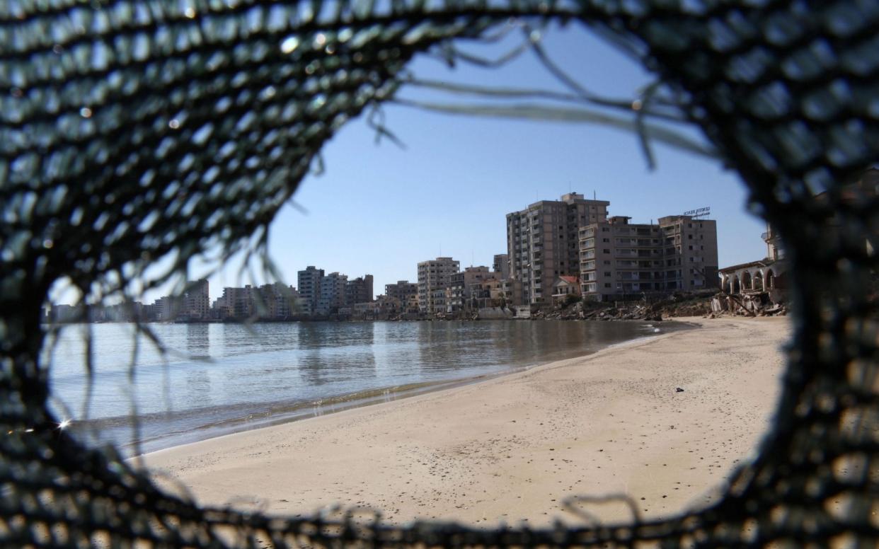 A view of the abandoned resort of Varosha from the northern, Turkish Cypriot side - Shutterstock