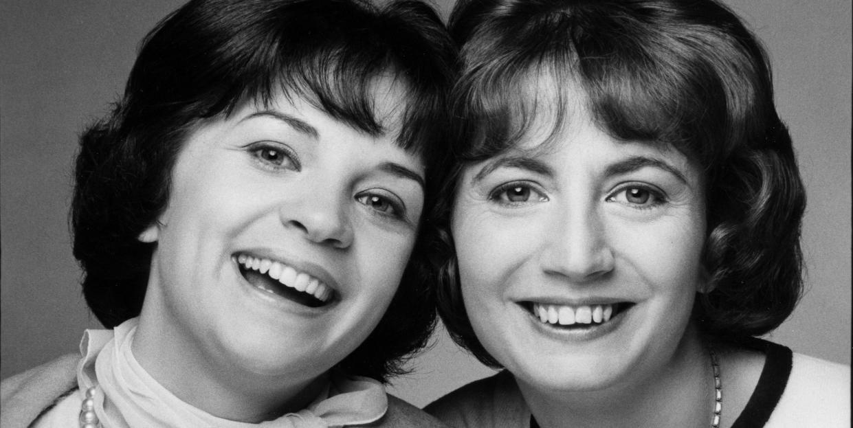 cindy williams, penny marshall promotional photo for 'laverne and shirley'