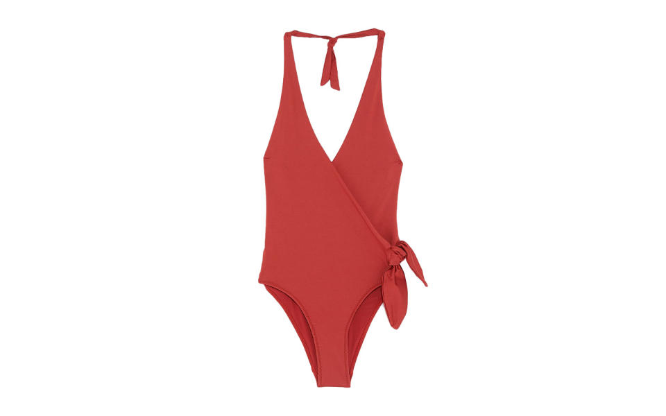 Zara side-tie swimsuit