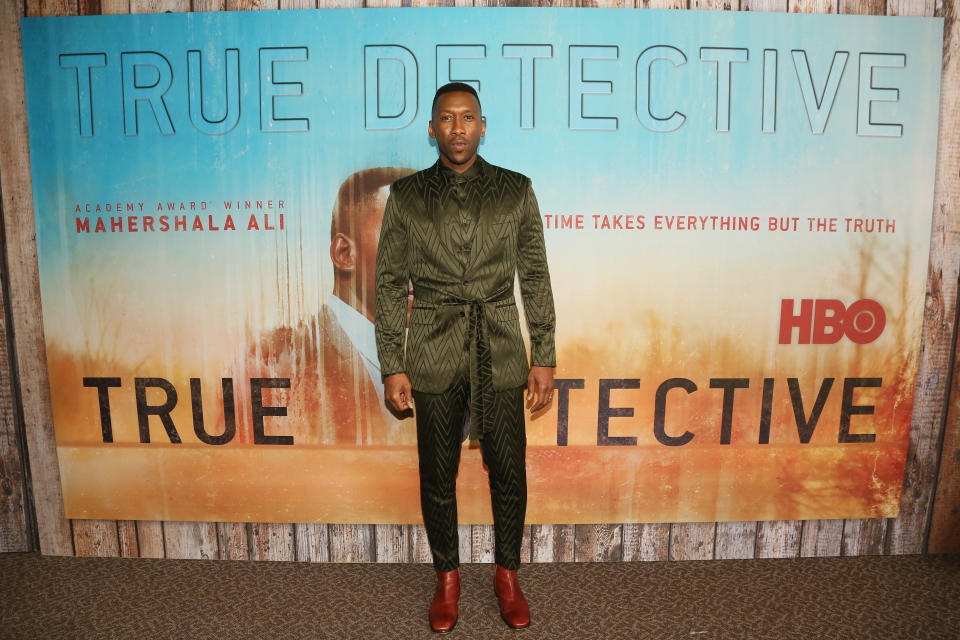 Mahershala Ali at the premiere of HBO's "True Detective" in Los Angeles on Jan. 10.&nbsp;