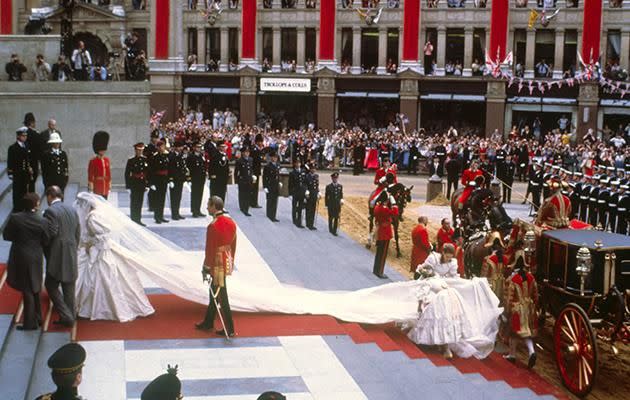Diana's dress was the talk of the world on her wedding day.