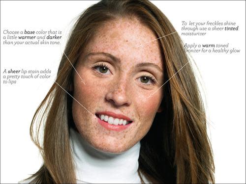 Er Up Your Freckles 7 Great Makeup Tips