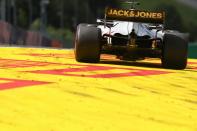 Haas F1's French driver Romain Grosjean steers his car during the Formula One Styrian Grand Prix race on July 12, 2020 in Spielberg, Austria. (Photo by Mark Thompson / POOL / AFP) (Photo by MARK THOMPSON/POOL/AFP via Getty Images)