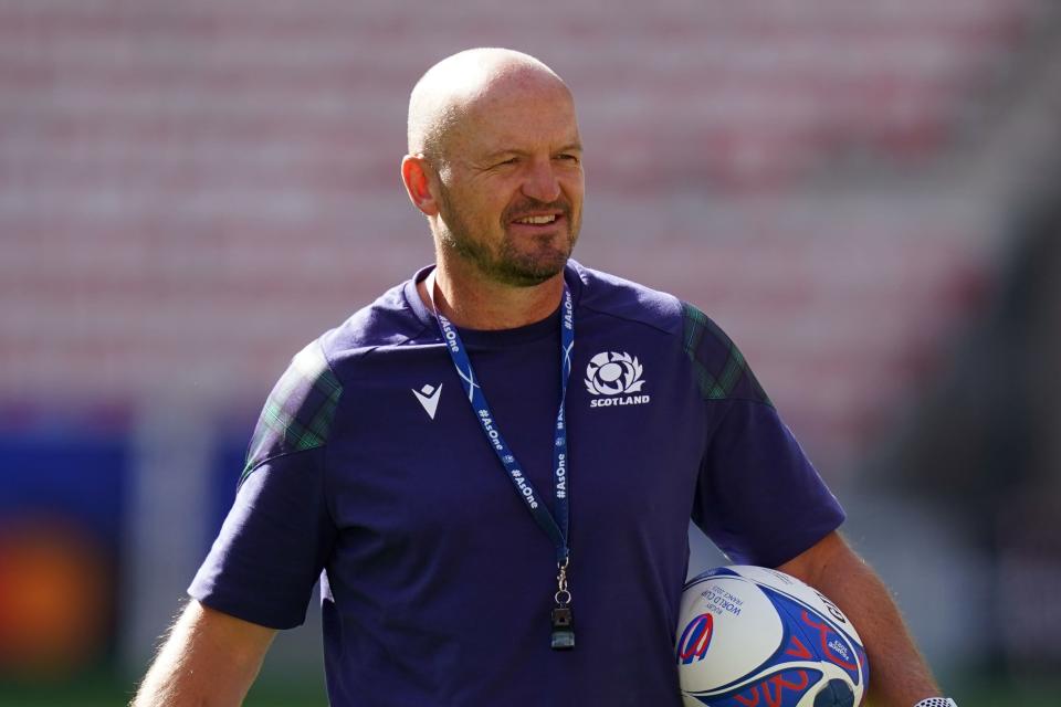 Gregor Townsend has made changes for Scotland’s clash with Romania (Adam Davy/PA) (PA Wire)
