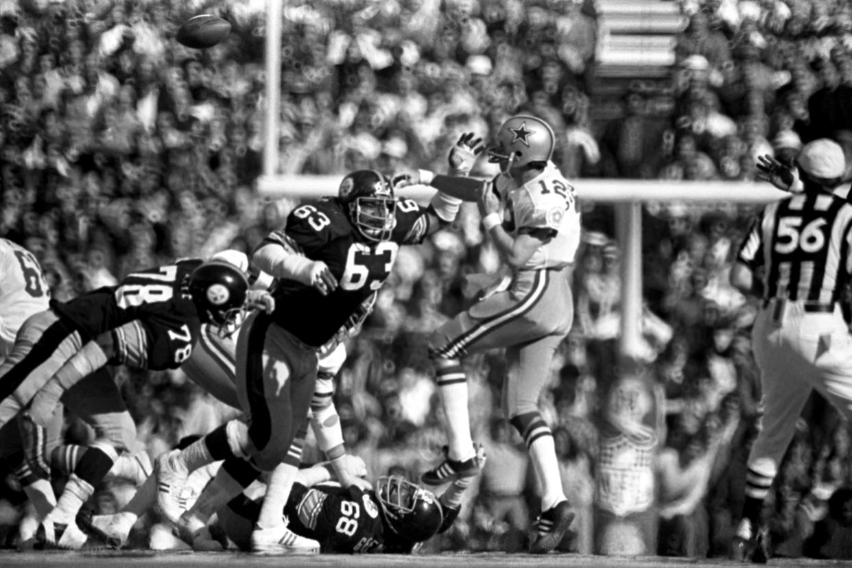 The Super Bowl used to be in black and white. (Kidwiler Collection/Diamond Images)