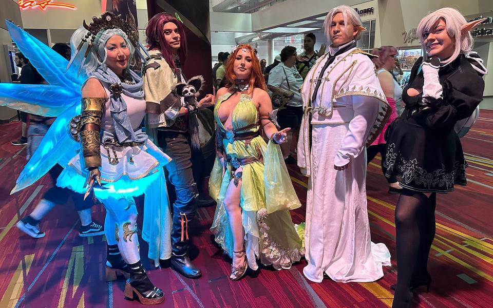 You have to admire these cosplayers' dedication given the 44˚ heat outside the Las Vegas Convention Centre