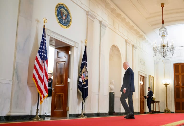 Le président américain Joe Biden le 1er juillet 2024 à la Maison Blanche (Mandel NGAN)