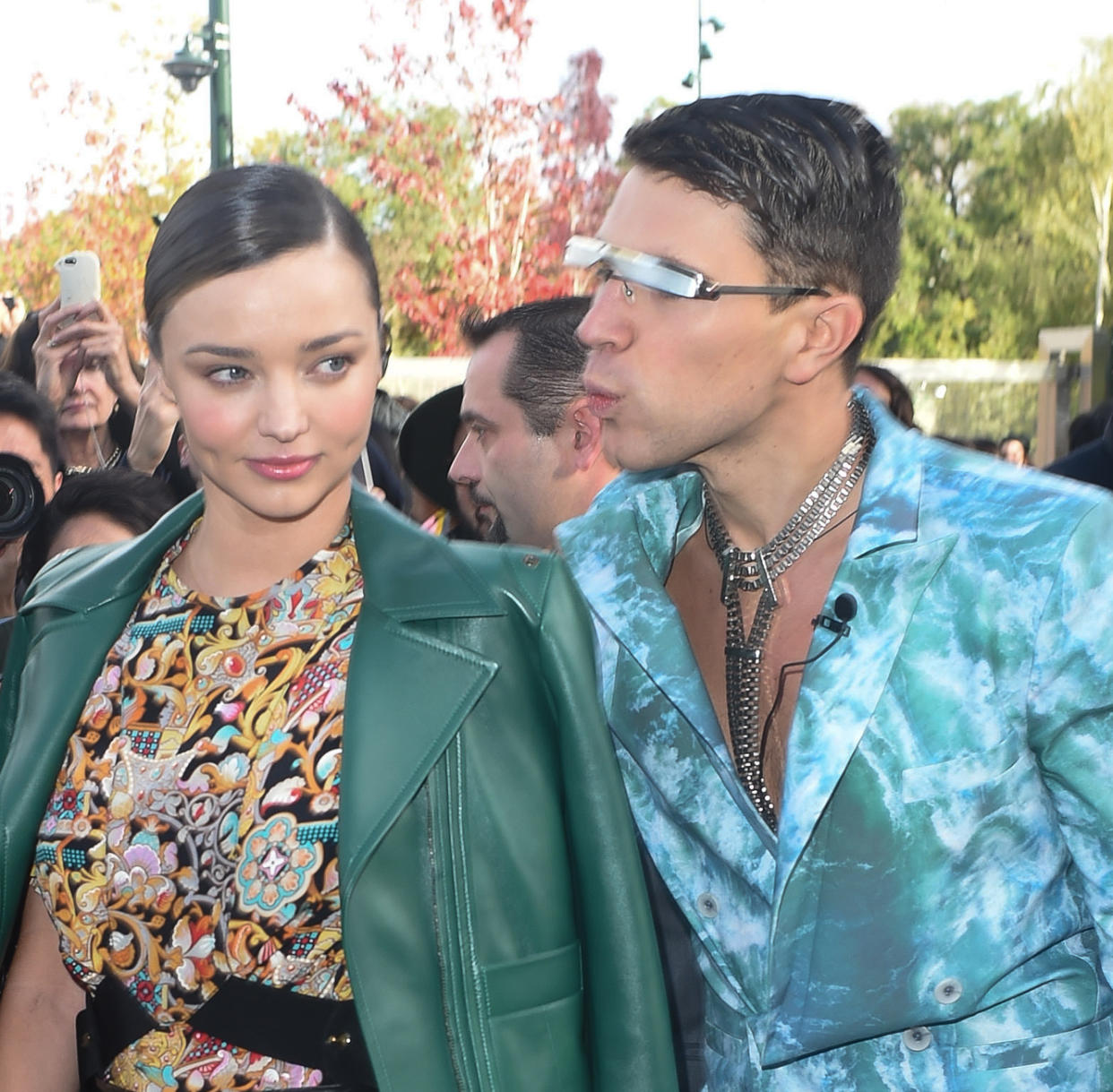  Worst red carpet - miranda kerr and prankster. 