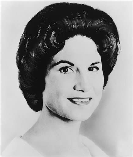 Singer Kitty Wells shown, 1969. (AP Photo)