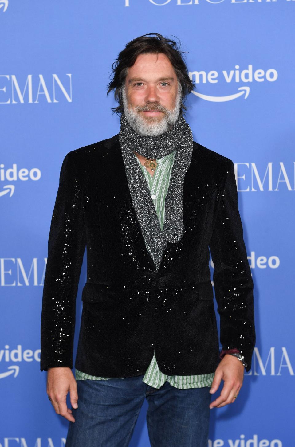 November 1, 2022: Canadian singer Rufus Wainwright arrives for the premiere of "My Policeman" at the Regency Bruin Theatre in Westwood, California.