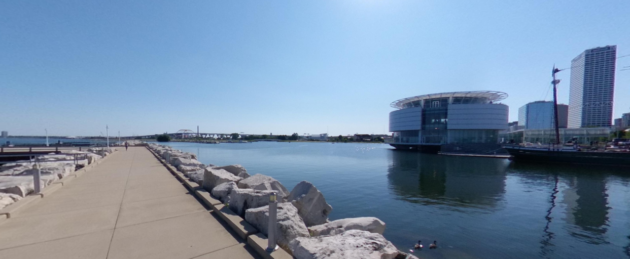 A 32-year-old man was found dead in Lake Michigan waters near Lakeshore State Park and Discovery World