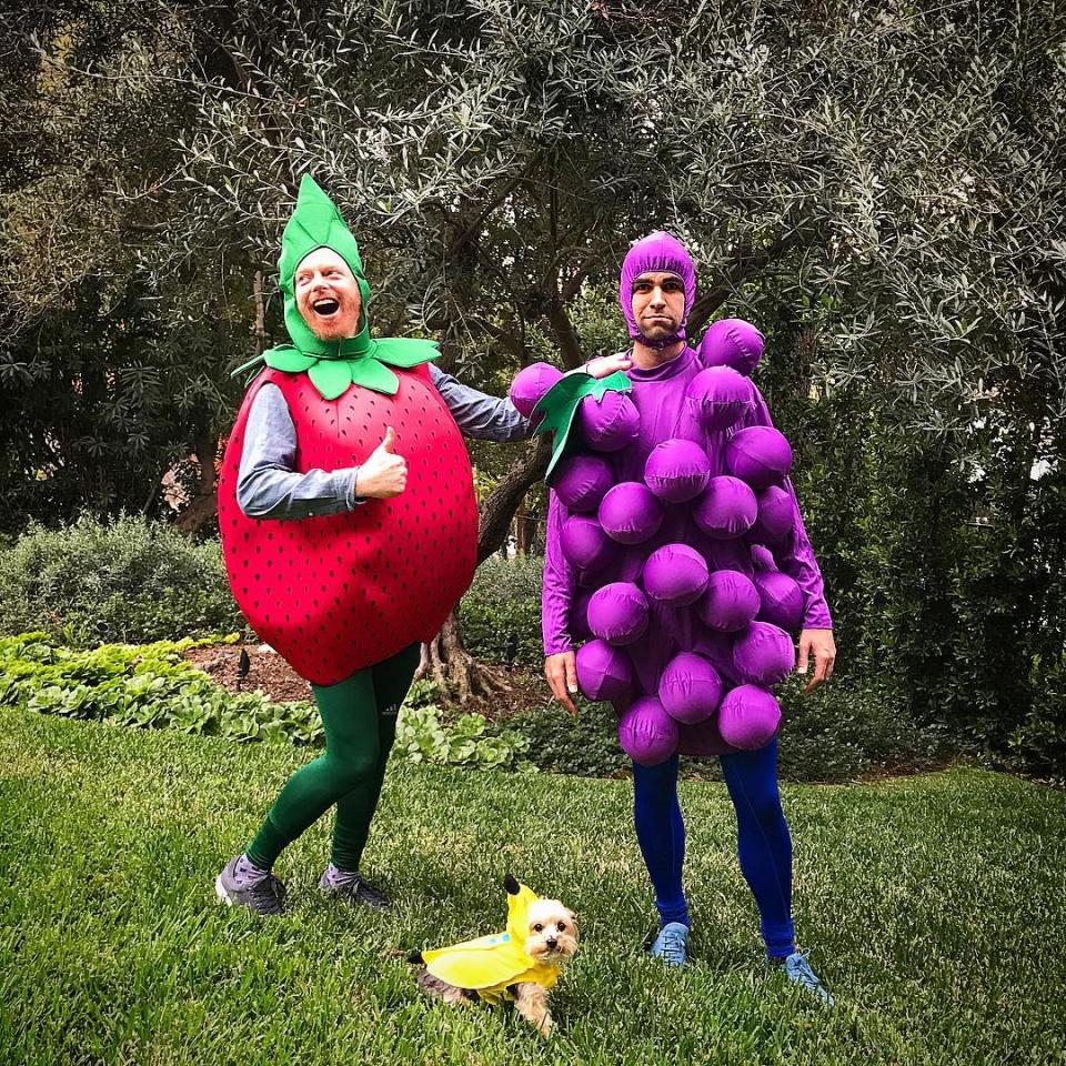 jesee tyler ferguson and justin mikita halloween fruit of the loom